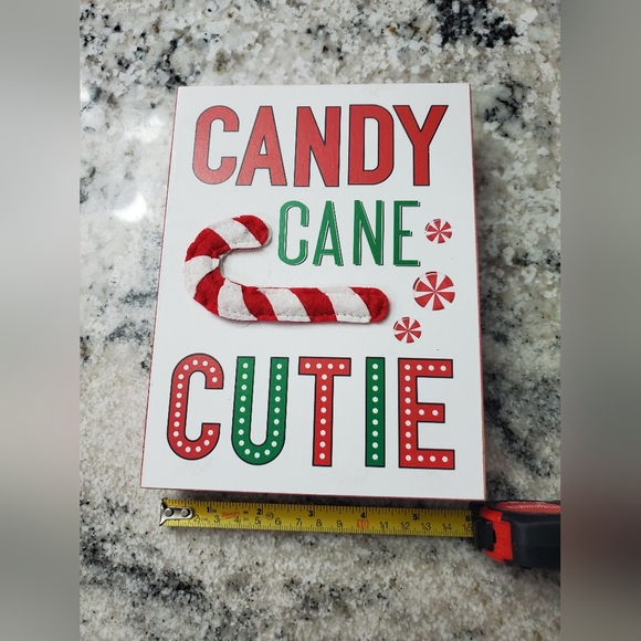 Ashland Sign: Candy Cane Cutie Set of 2 Signs. NEW! - Picture 4 of 5